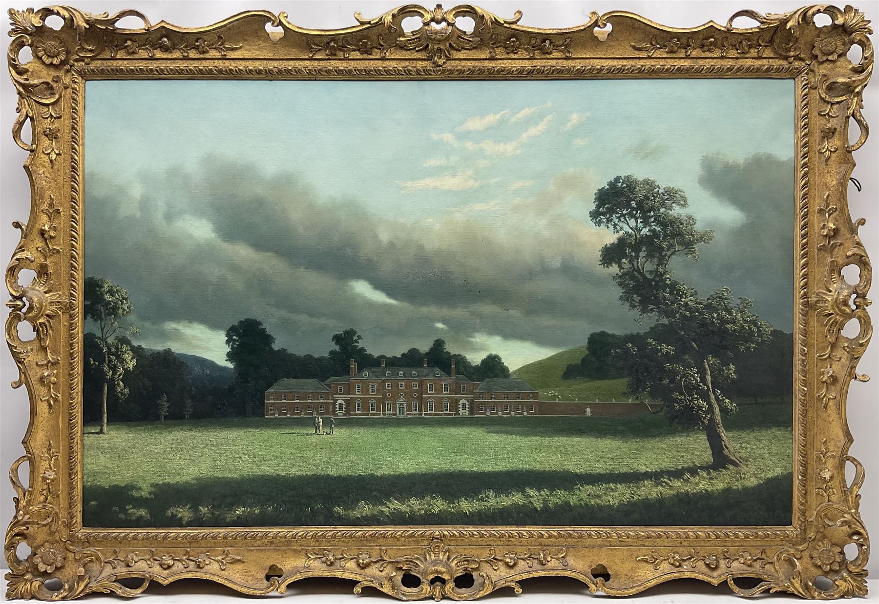 Algernon Cecil Newton RA (British 1880-1968): 'A View of Godmersham Park Kent on a Cloudy Day' - Image 2 of 12