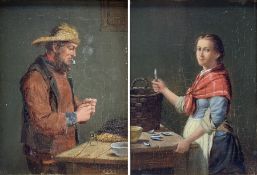 S D (19th century): Portraits of Fisherfolk