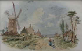 George Weatherill (British 1810-1890): 'Stainsacre Mill Nr. Whitby'