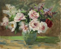 Attrib. Jean Chaleye (French 1878-1960): Still Life of Roses