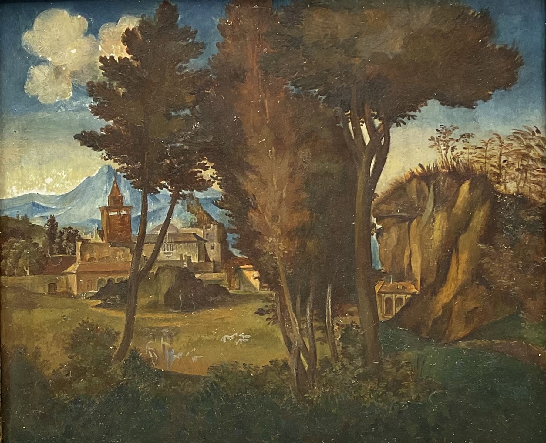 Continental School (18th/19th century): Italianate landscape