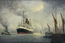 Jack Rigg (British 1927-): 'London Shipping'