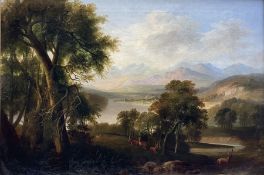 Attrib. Horatio McCulloch (Scottish 1805-1867): Loch an Eilein