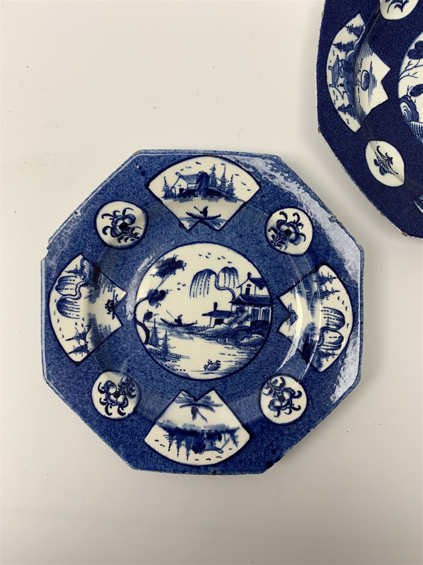 Mid 18th century Bow porcelain plate - Image 2 of 8