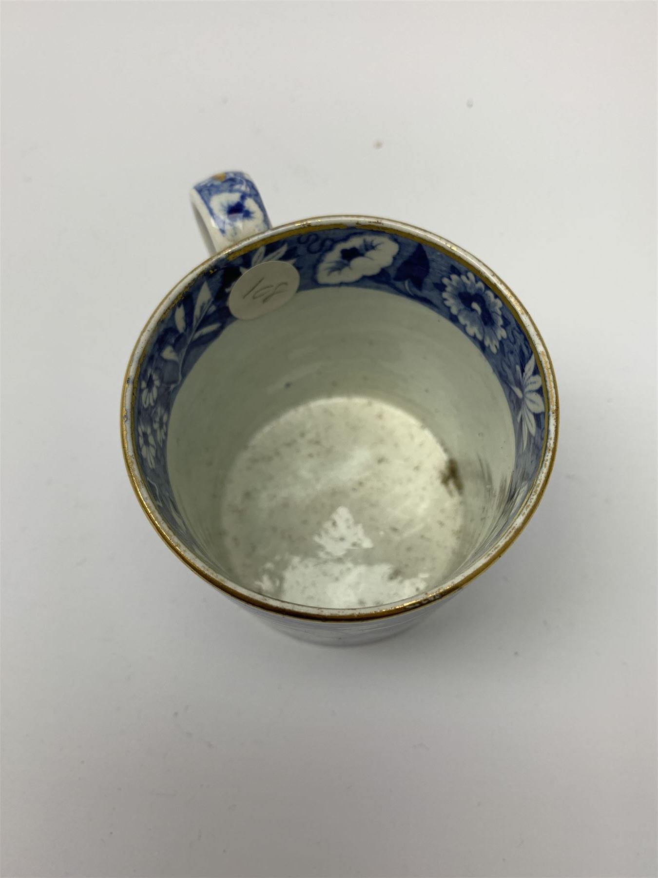 Early 19th Century Spode coffee can and saucer - Image 7 of 8