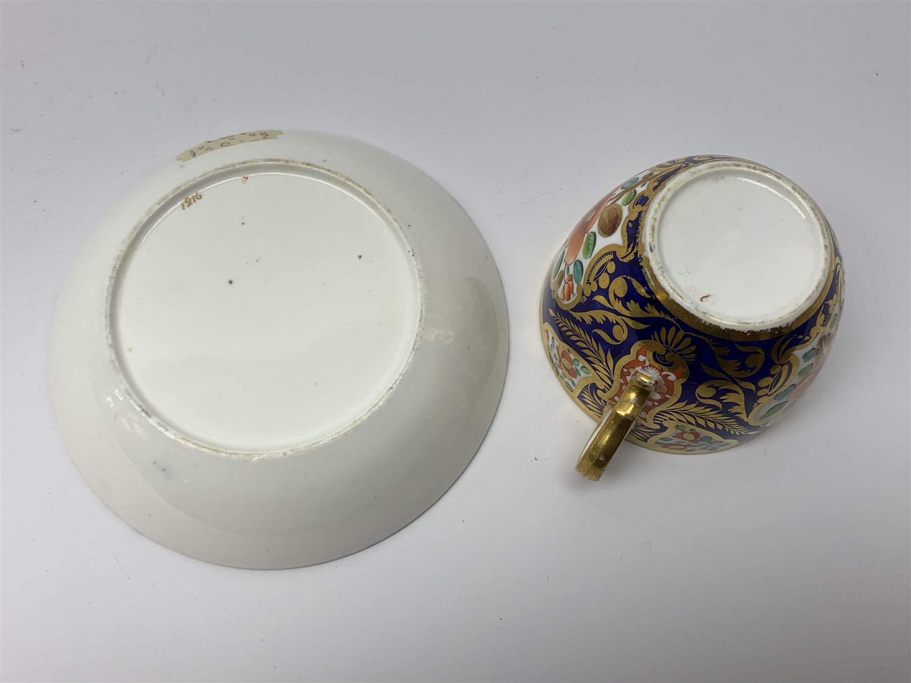 Early 19th century Spode teacup and saucer - Image 4 of 4