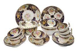 19th century New Hall tea wares