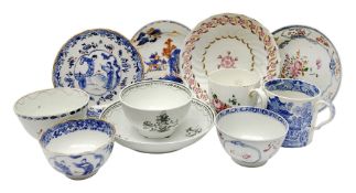 Group of 18th and early 19th century tea wares