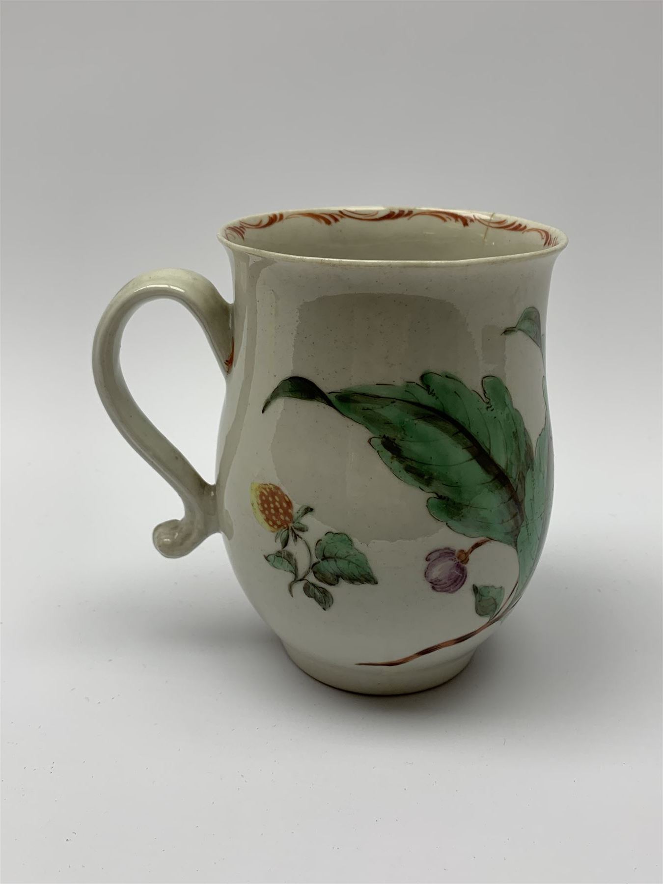 18th century porcelain mug - Image 2 of 8