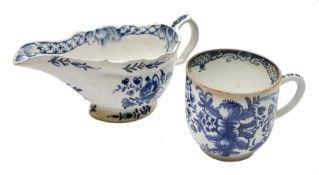 18th century Bow coffee cup