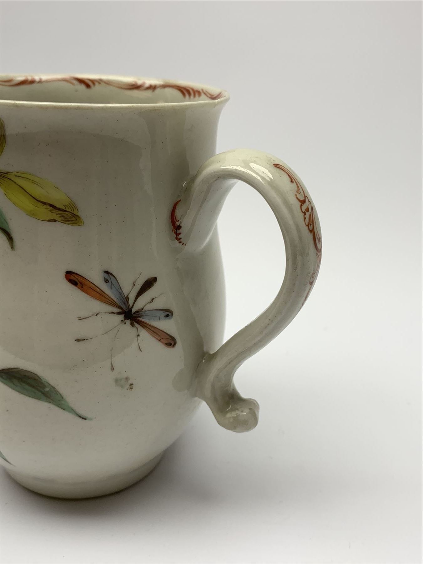 18th century porcelain mug - Image 6 of 8