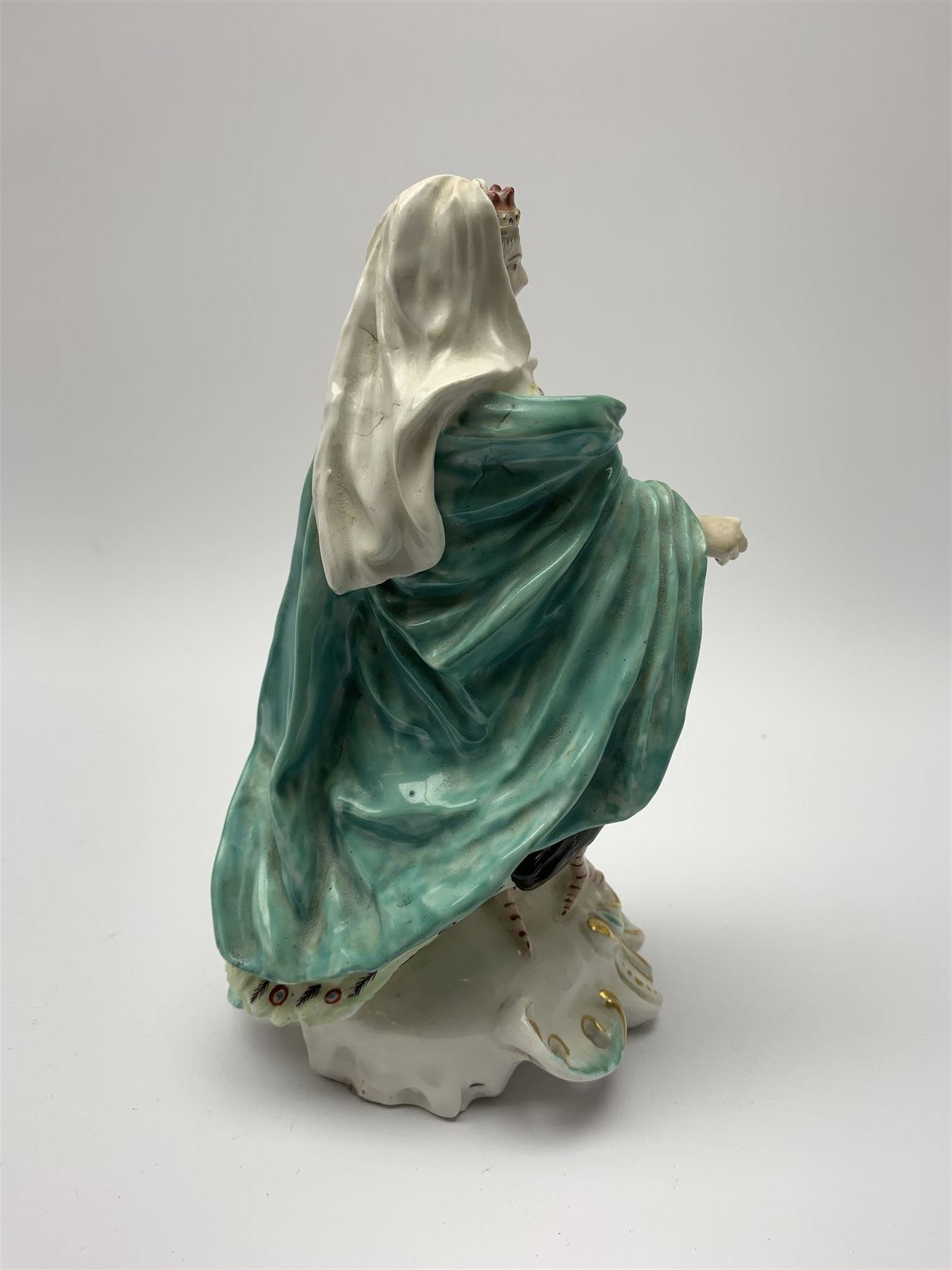 18th Century Derby porcelain figure - Image 4 of 7