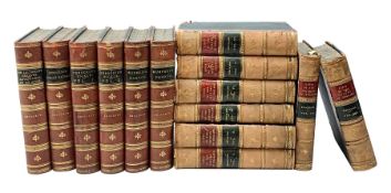 Strickland Agnes: Lives of the Queens of England. 1854 Fourth edition. Eight volumes. Uniformly boun