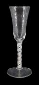 18th century toasting glass or flute