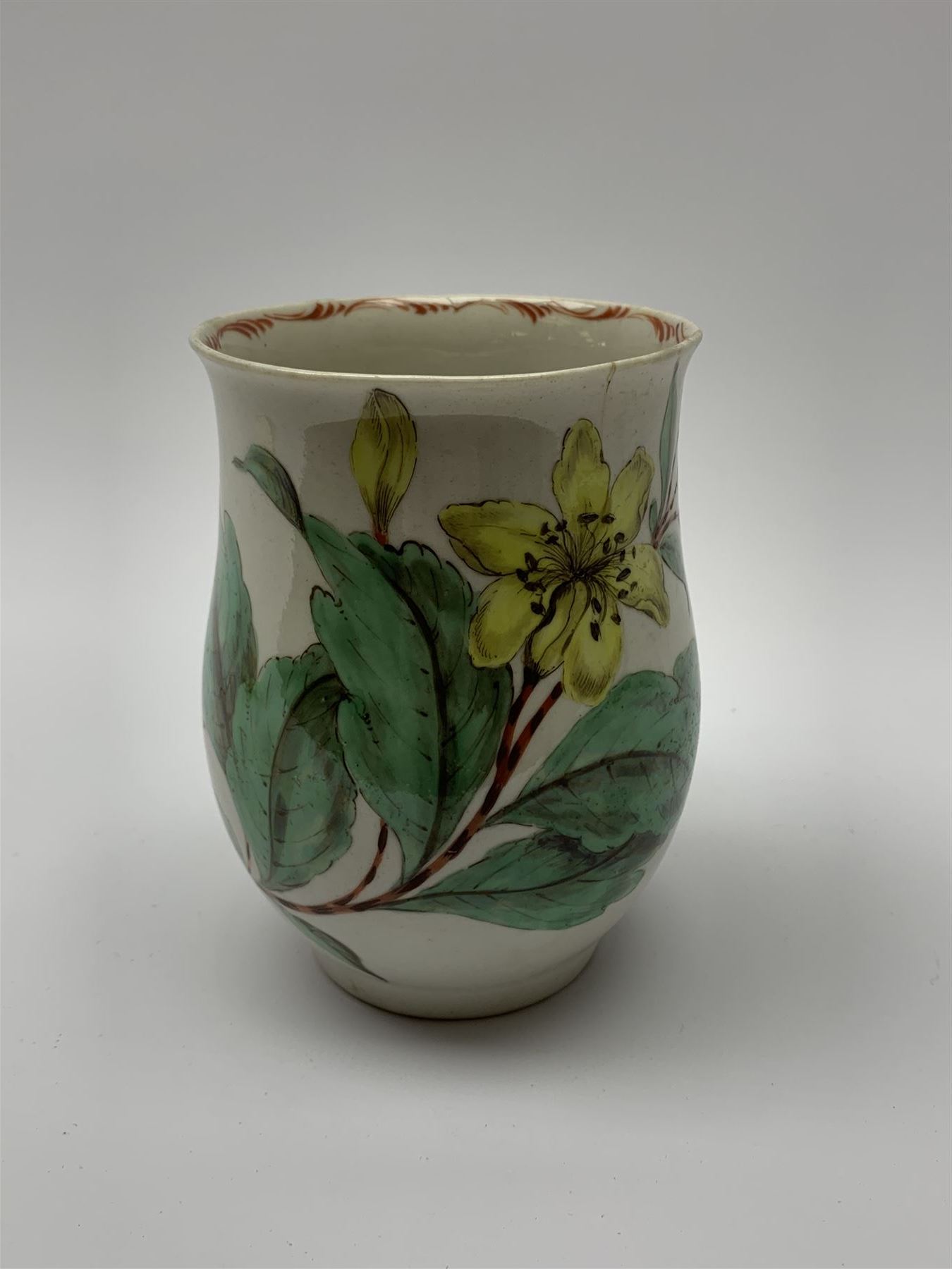 18th century porcelain mug - Image 3 of 8