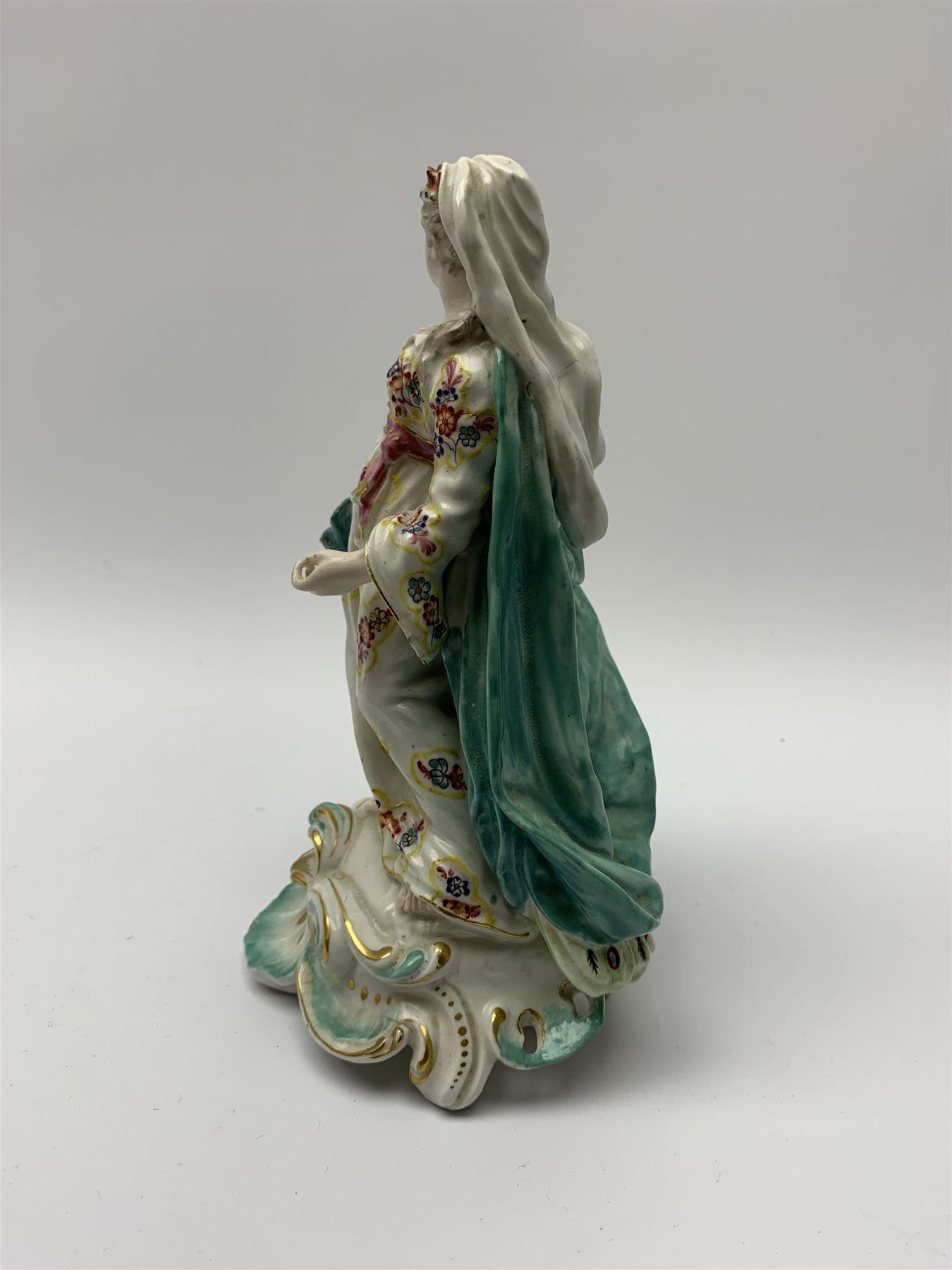 18th Century Derby porcelain figure - Image 3 of 7