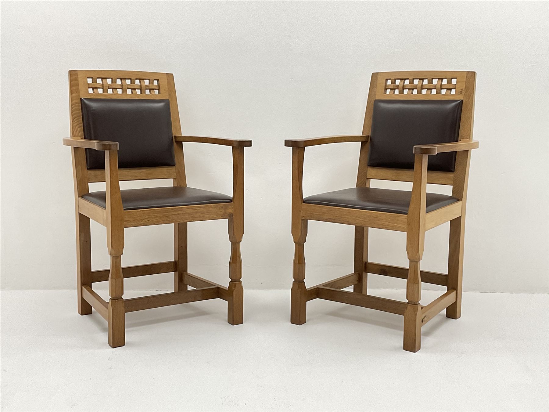 'Lizardman' set six dining chairs - Image 2 of 6