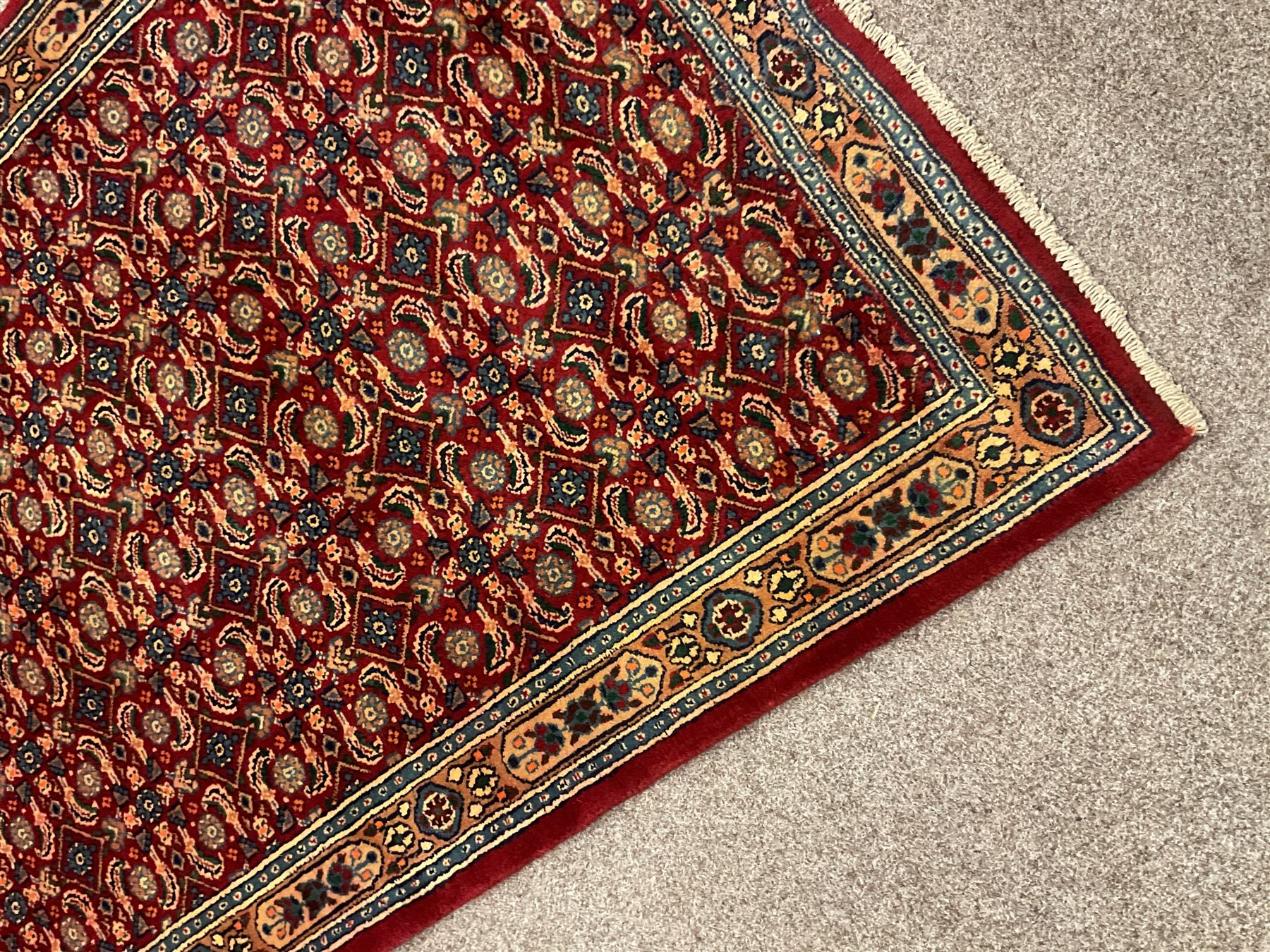 Persian red ground rug - Image 3 of 5