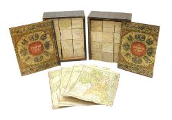 Two 19th century boxed Geographical Cubes