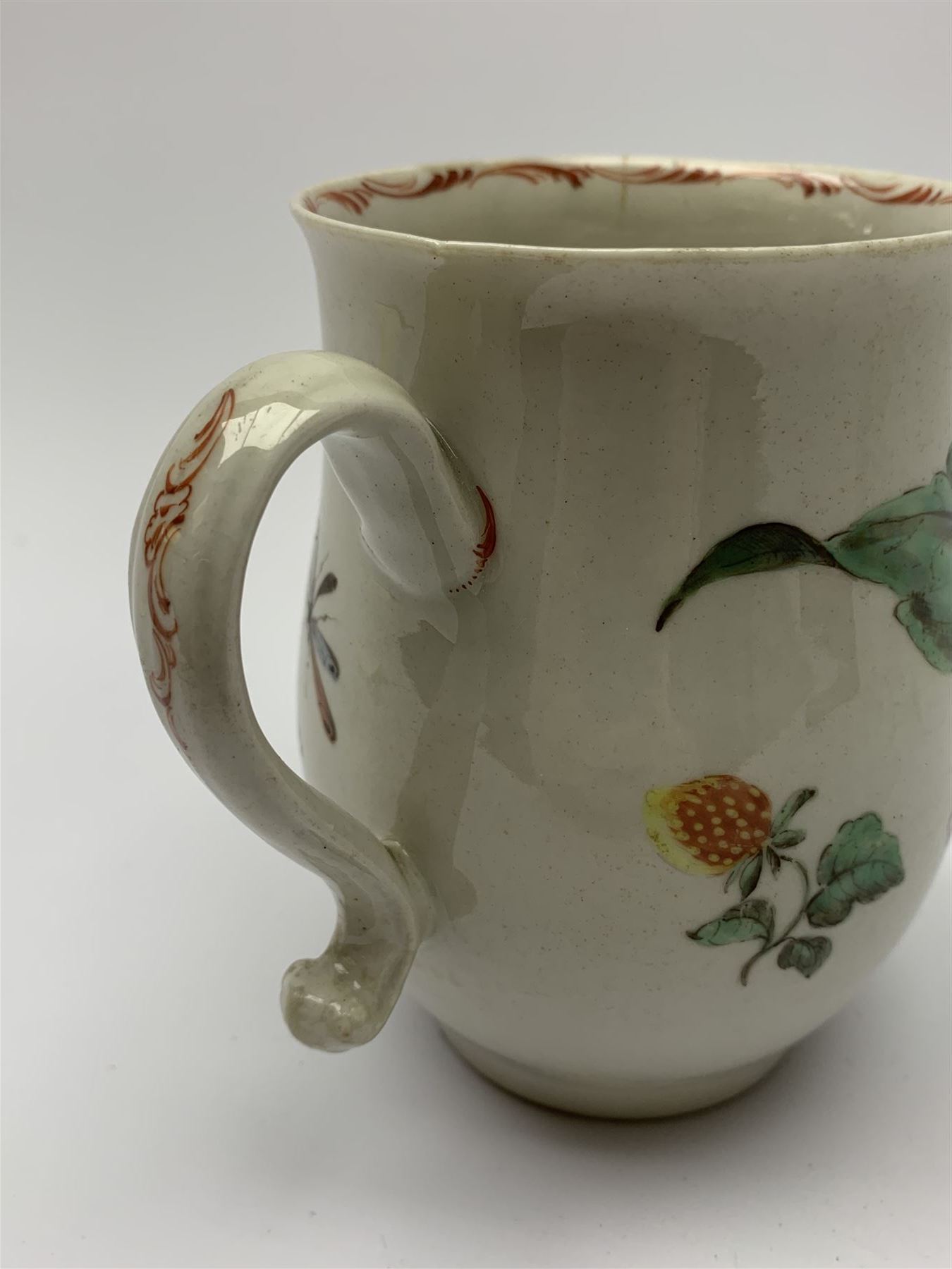 18th century porcelain mug - Image 7 of 8
