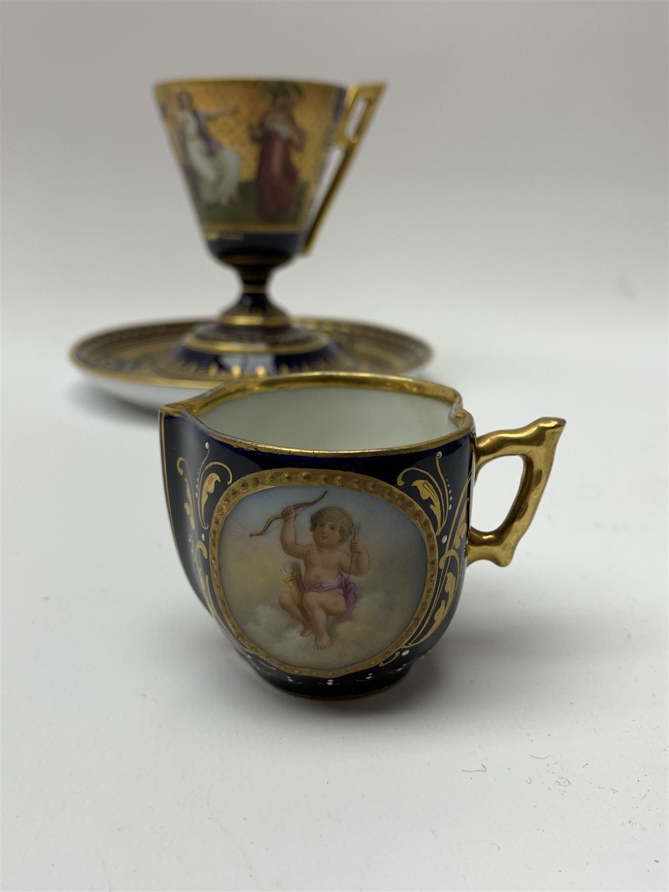 Vienna cabinet cup and saucer - Image 2 of 9