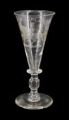 Williamite style wine glass