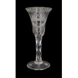 Late 18th century drinking glass