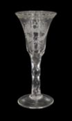 Late 18th century drinking glass