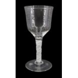 18th century glass goblet