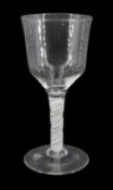 18th century glass goblet