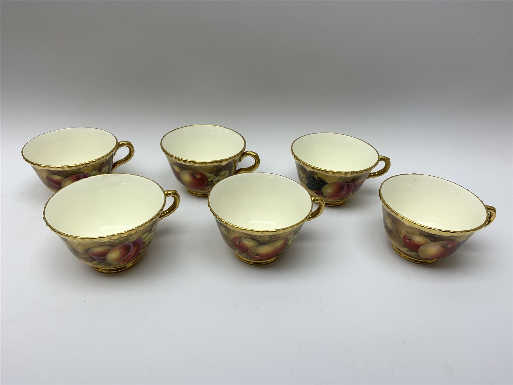 Royal Worcester tea service for six - Image 11 of 40