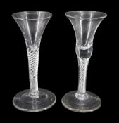 Two 18th century drinking glasses