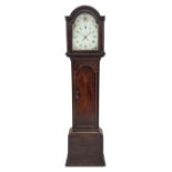 Late 18th century oak longcase clock