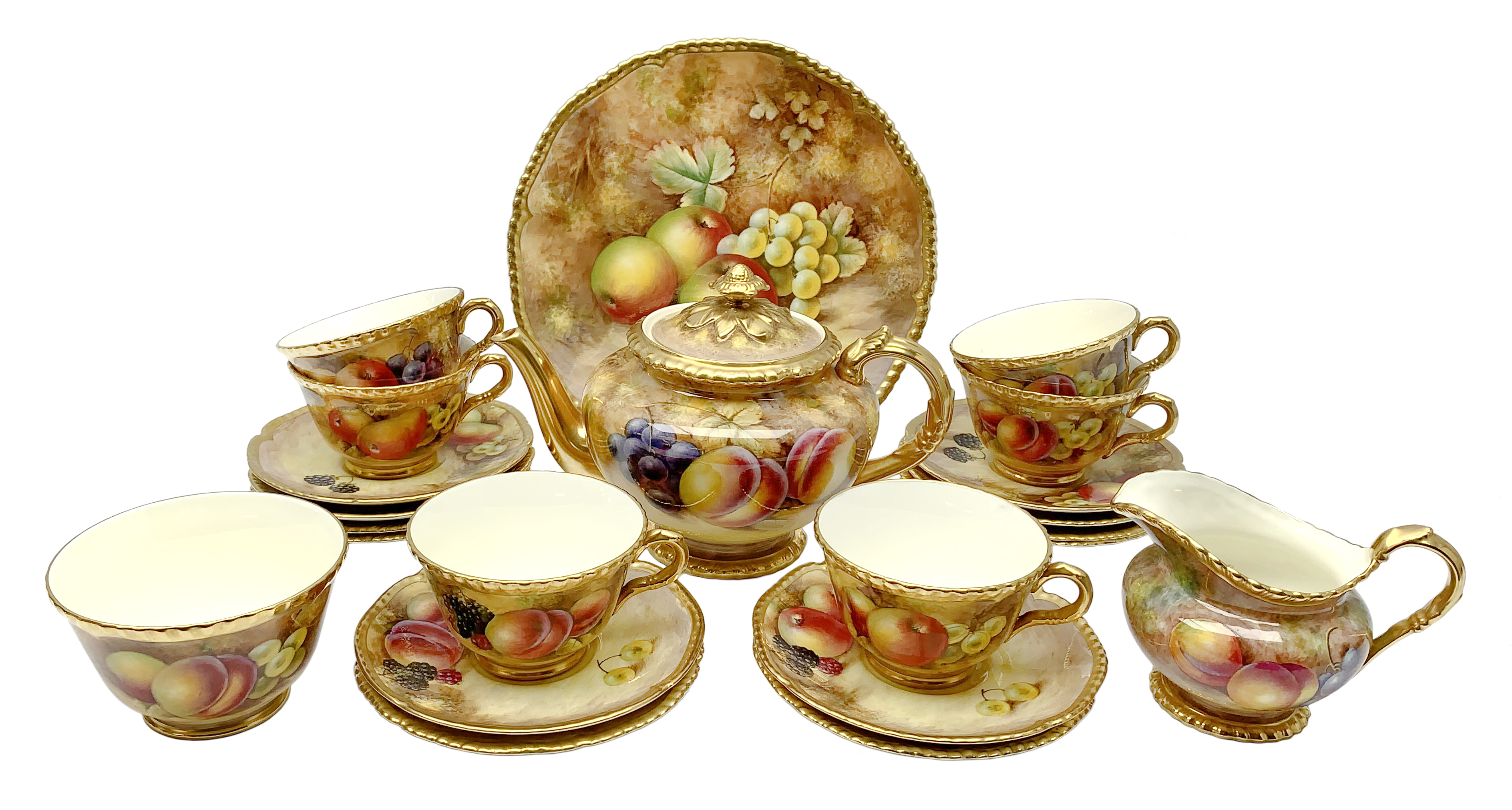 Royal Worcester tea service for six - Image 21 of 40
