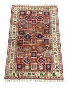 Turkish Kazak red ground rug