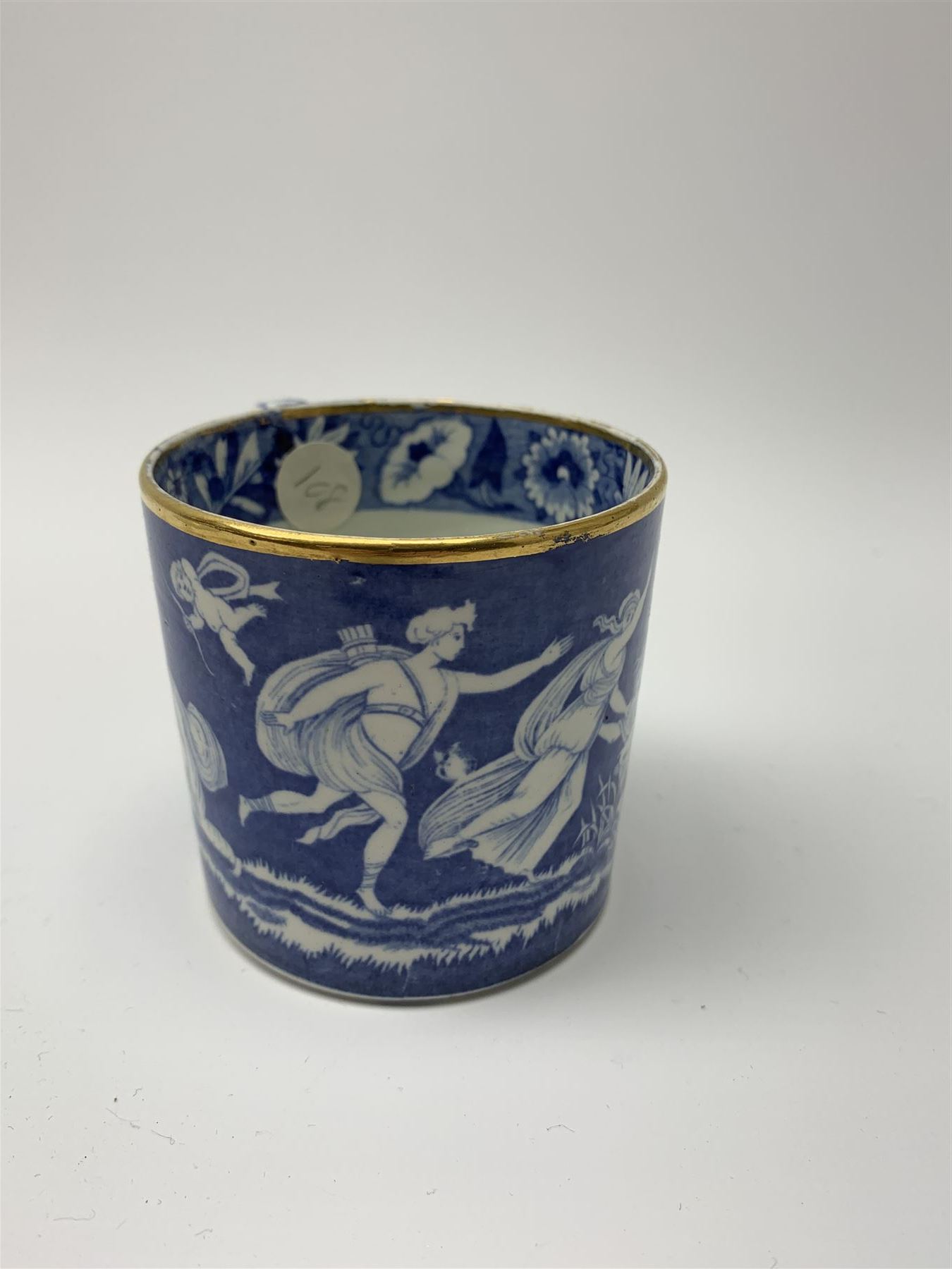 Early 19th Century Spode coffee can and saucer - Image 6 of 8