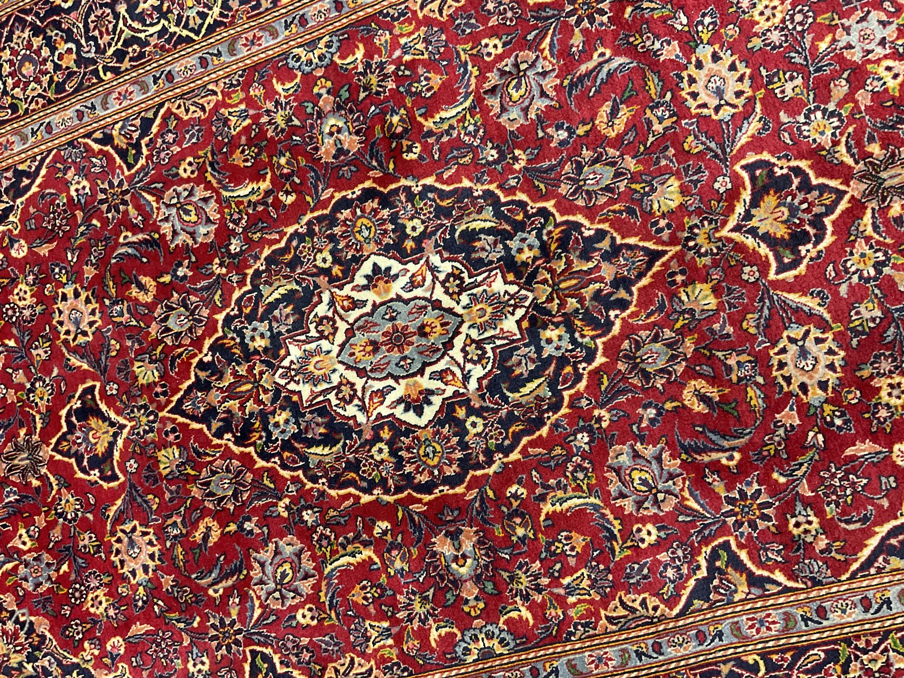 Fine Persian Kashan - Image 5 of 5