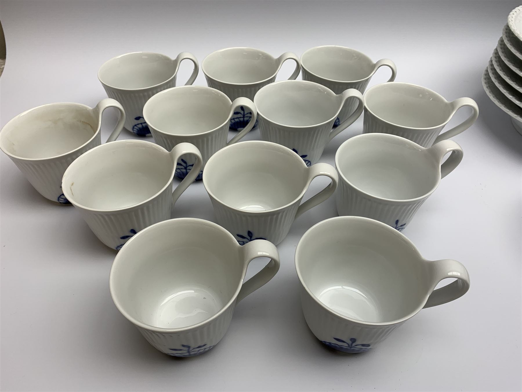 Royal Copenhagen tea and dinner service for twelve place settings - Image 8 of 14