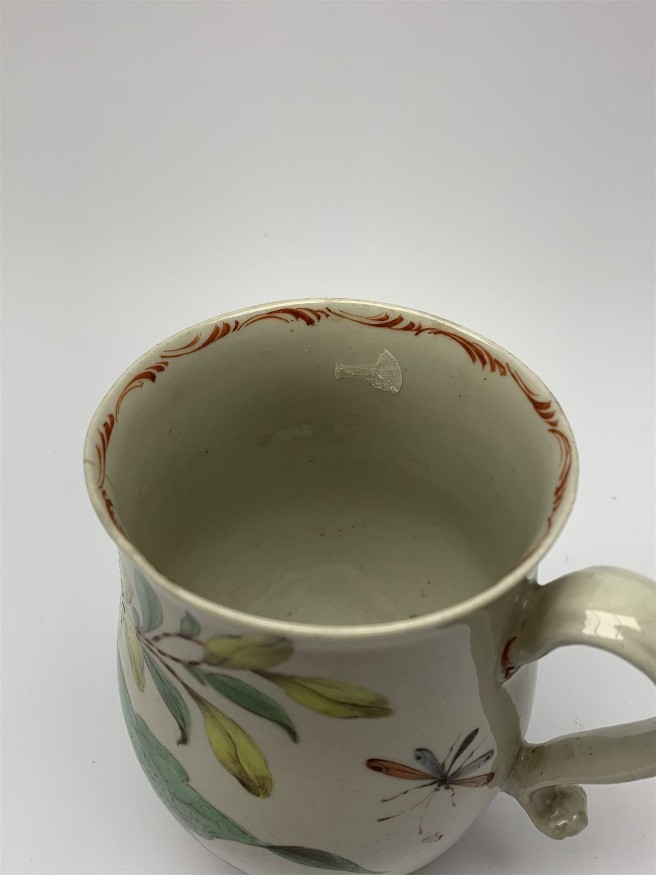 18th century porcelain mug - Image 5 of 8