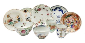 Group of 18th century Chinese tea wares