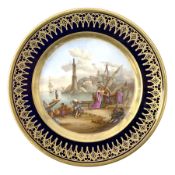 19th century French cabinet plate