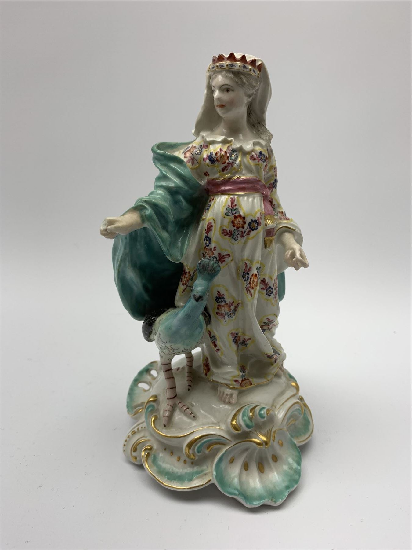 18th Century Derby porcelain figure - Image 6 of 7