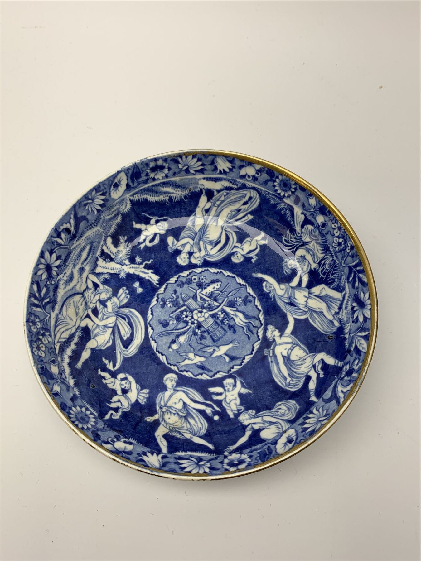 Early 19th Century Spode coffee can and saucer - Image 2 of 8