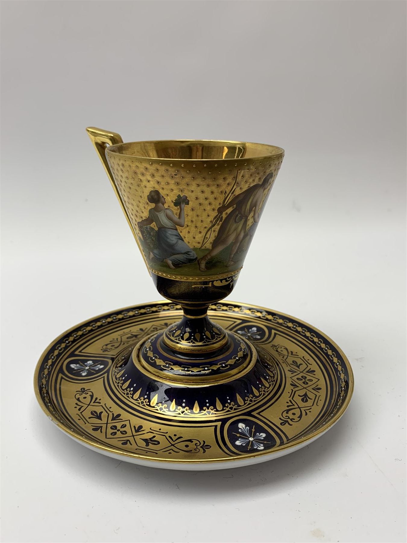 Vienna cabinet cup and saucer - Image 7 of 9