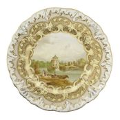 Mid 19th century cabinet plate