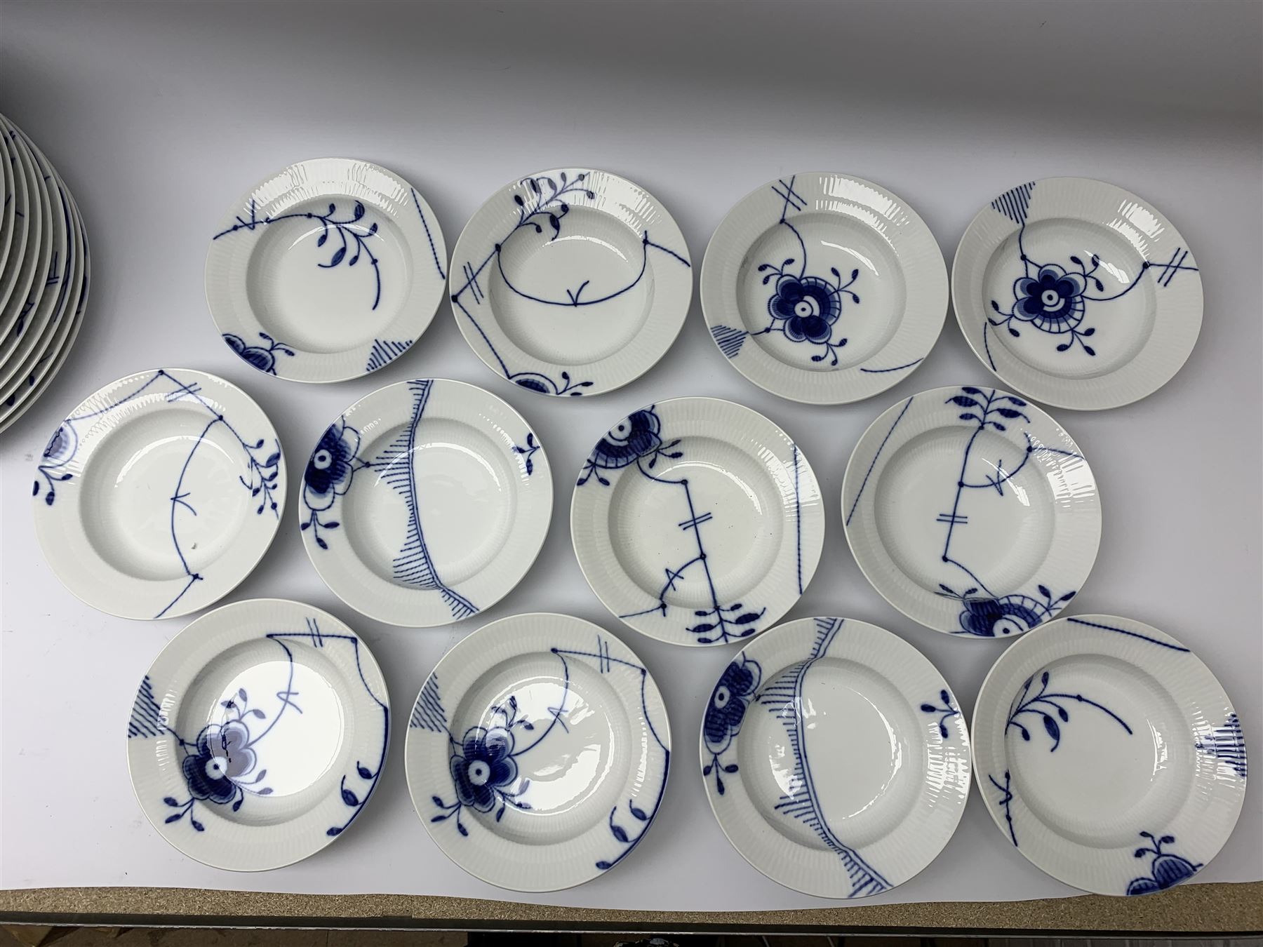 Royal Copenhagen tea and dinner service for twelve place settings - Image 12 of 14