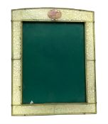 Early 20th century Chinese jade mounted photograph frame