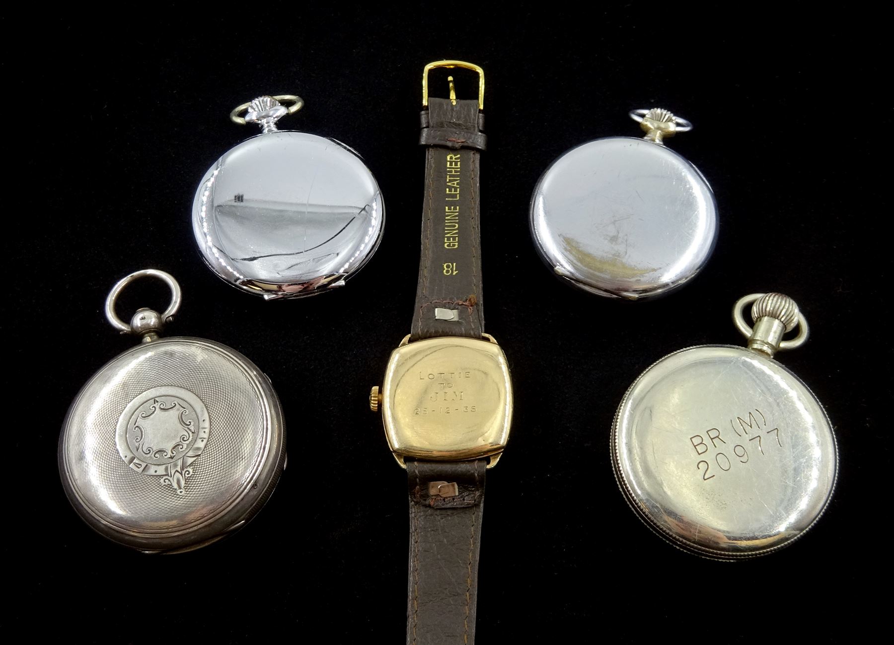 Victorian silver open face lever pocket watch - Image 2 of 3