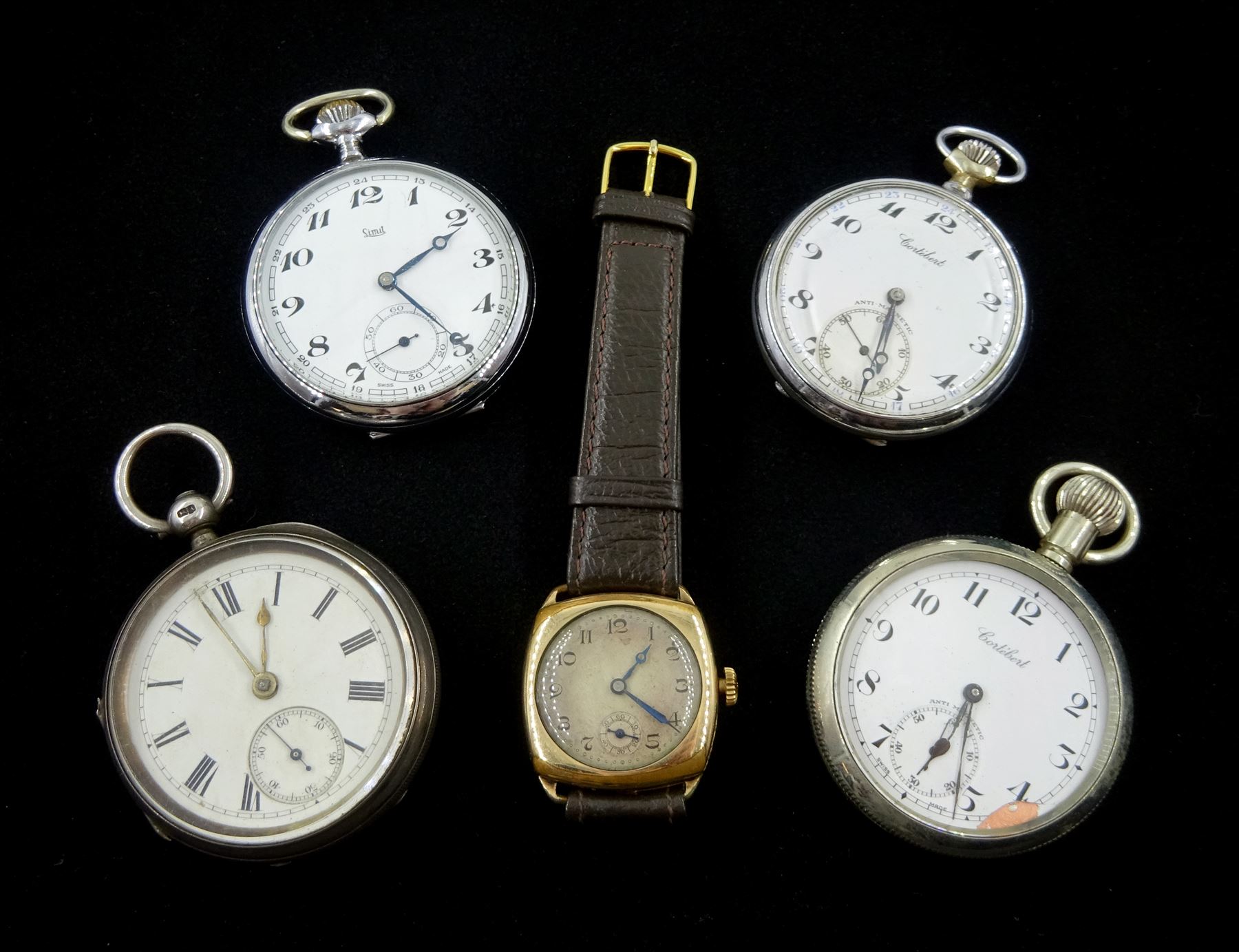 Victorian silver open face lever pocket watch