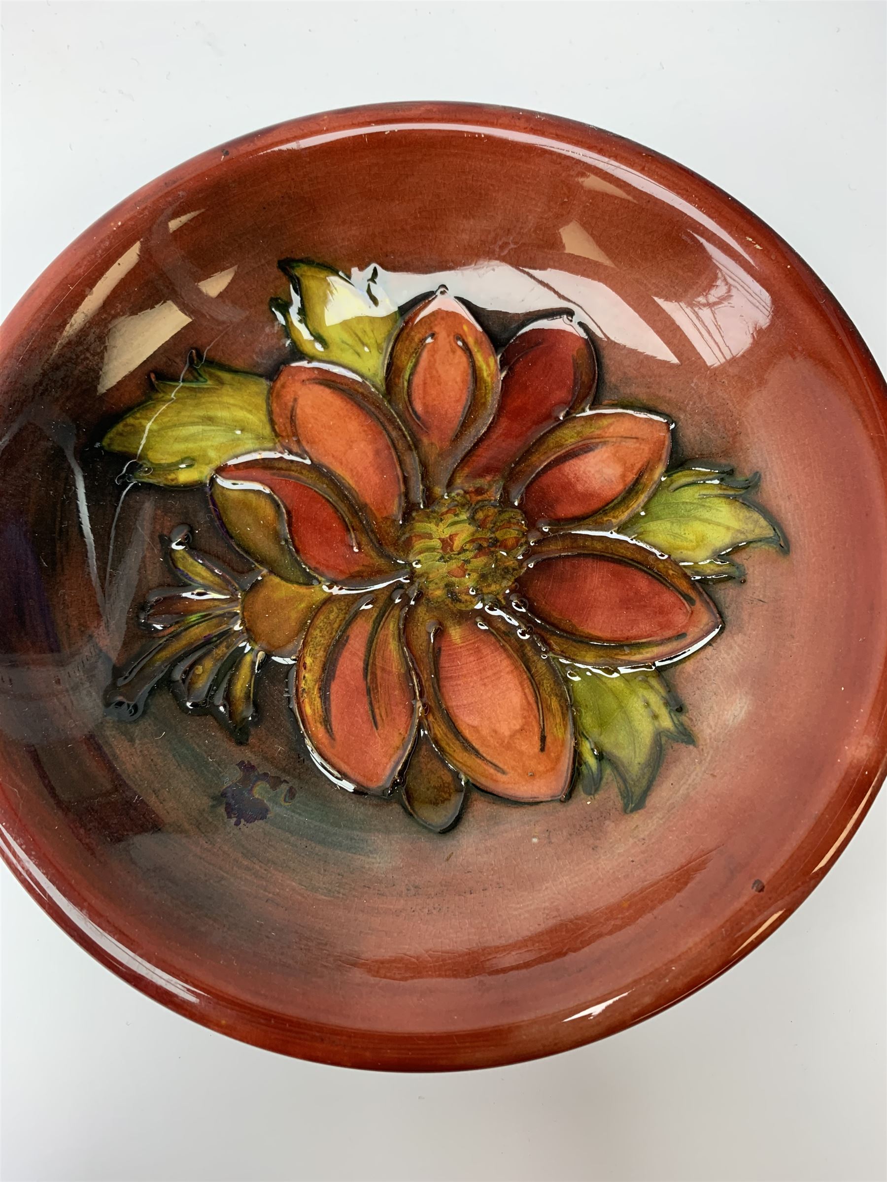 A Moorcroft flambe dish - Image 2 of 4